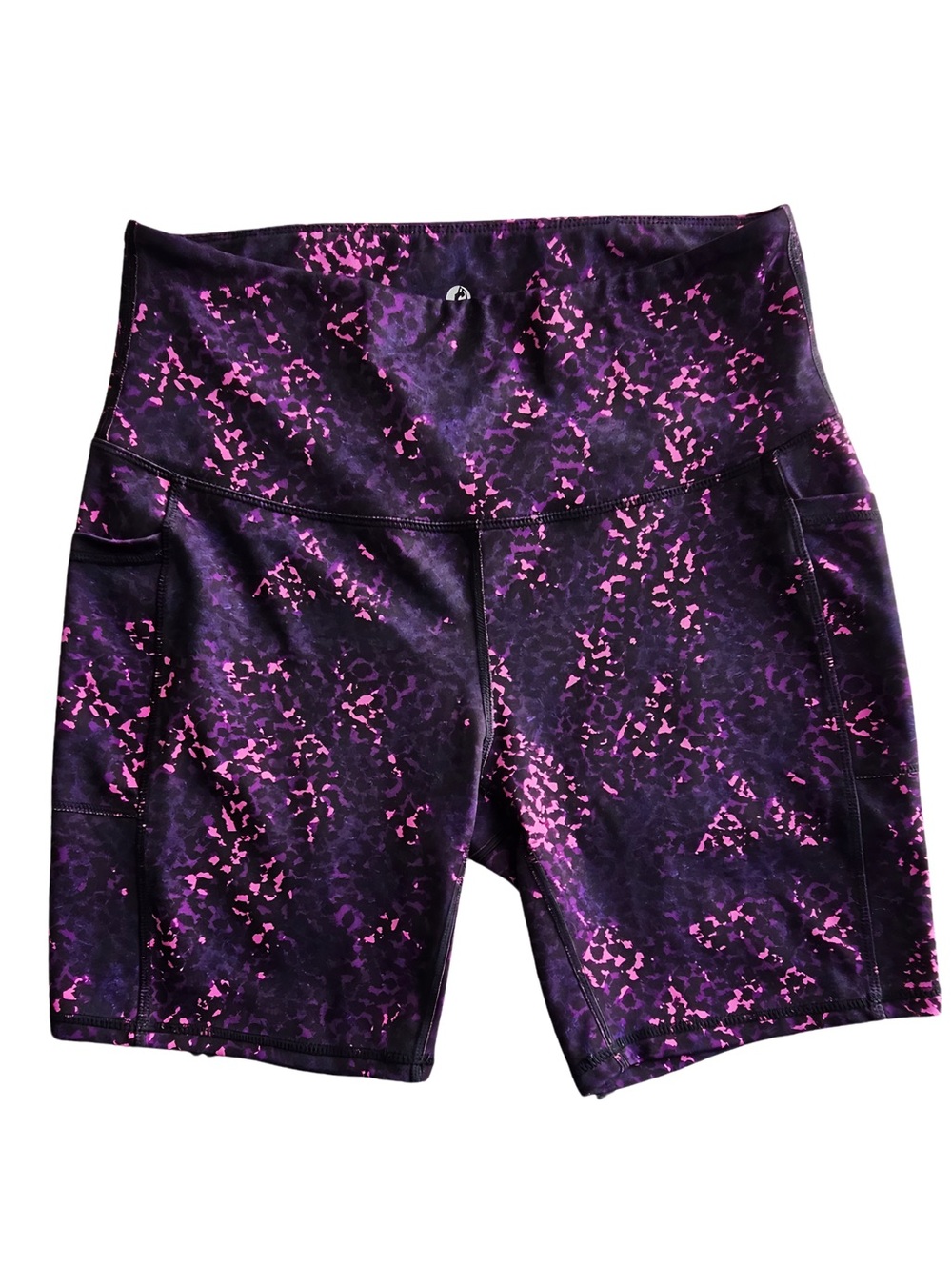 LegEnd Women’s L High-Waist Purple & Pink Active Bike Shorts